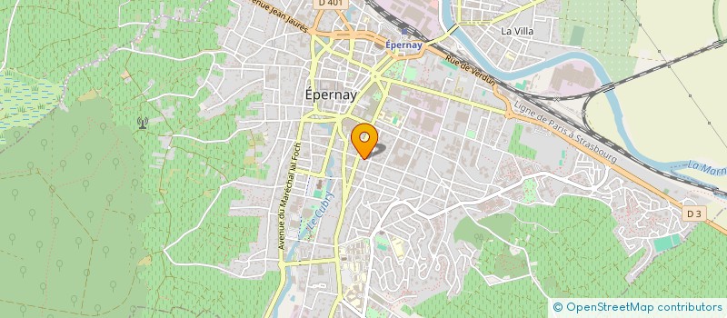 localisation de l'entreprise MADAME DOMINIQUE GIGNON  EPERNAY