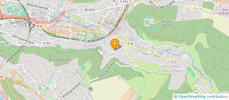 localisation de l'entreprise MADAME DOMINIQUE GINER  SAINT-LEGER-DU-BOURG-DENIS