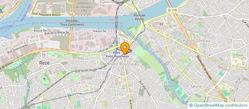 localisation de l'entreprise MADAME DOMINIQUE GINET  REZE