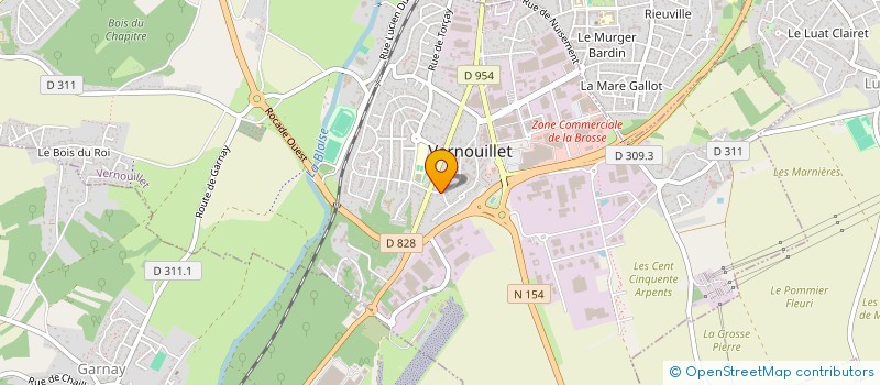 localisation de l'entreprise MADAME DOMINIQUE GIRARD à VERNOUILLET