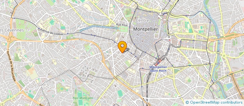 localisation de l'entreprise MADAME DOMINIQUE GIRAUDET à MONTPELLIER
