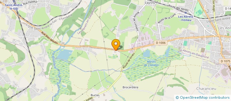 localisation de l'entreprise MADAME DOMINIQUE GIROD  SAINT-ANDRE-LE-GAZ