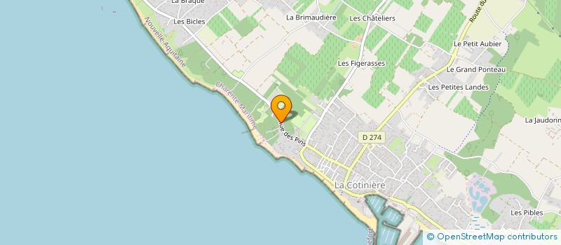 localisation de l'entreprise MADAME DOMINIQUE GIRONNET à SAINT-PIERRE-D'OLERON