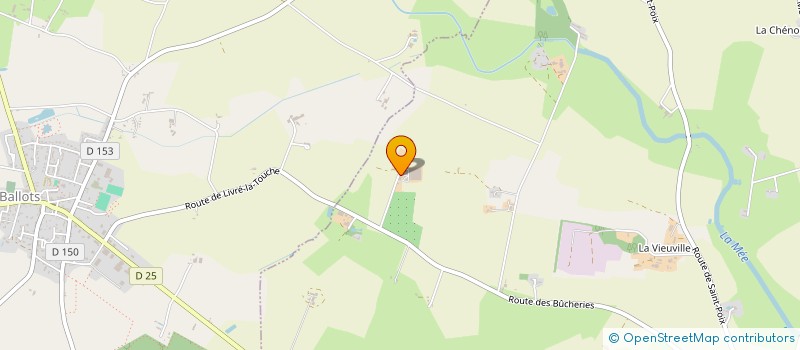 localisation de l'entreprise MADAME DOMINIQUE GISLIER  LIVRE-LA-TOUCHE