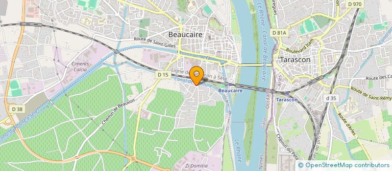 localisation de l'entreprise MADAME DOMINIQUE GIUSTI à BEAUCAIRE