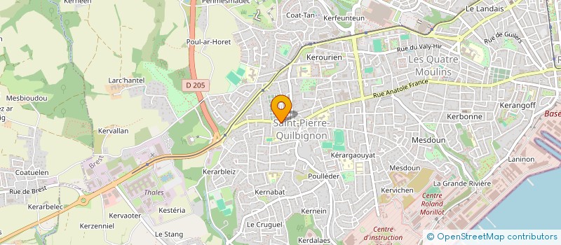 localisation de l'entreprise MADAME DOMINIQUE GLOAGUEN à BREST