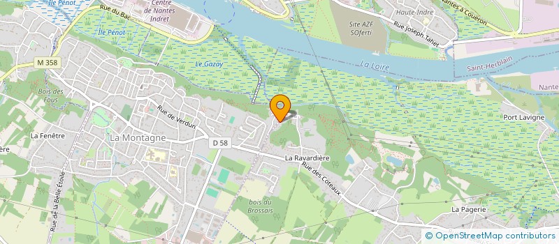 localisation de l'entreprise MADAME DOMINIQUE GOLLER  BOUGUENAIS