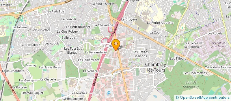 localisation de l'entreprise MADAME DOMINIQUE GOUBARD à CHAMBRAY-LES-TOURS