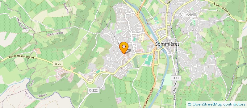 localisation de l'entreprise MADAME DOMINIQUE GOURDOUX à SOMMIERES