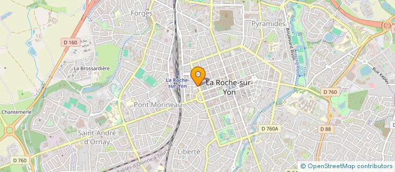 localisation de l'entreprise MADAME DOMINIQUE GOURE à LA ROCHE-SUR-YON