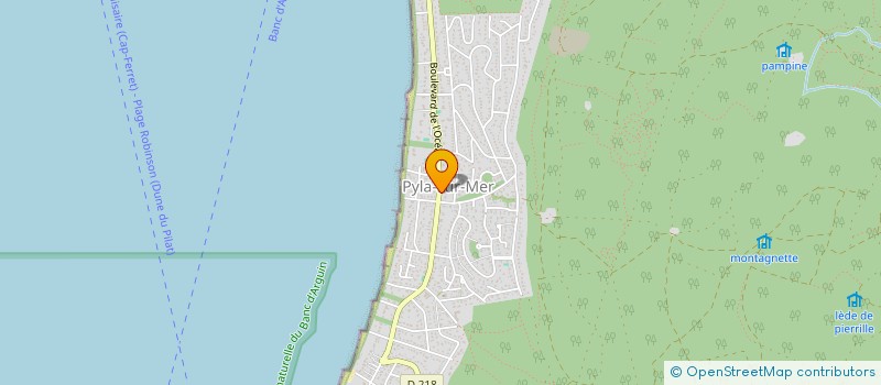 localisation de l'entreprise MADAME DOMINIQUE GOUYON  LA TESTE-DE-BUCH