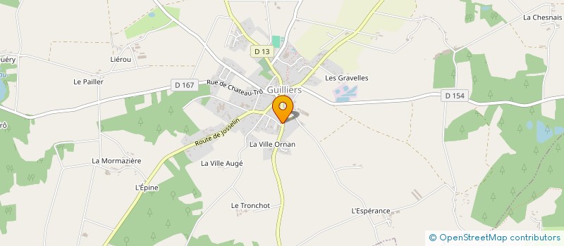 localisation de l'entreprise MADAME DOMINIQUE GRACIANNETTE-PILLE à GUILLIERS