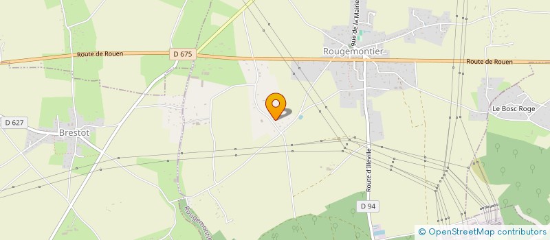 localisation de l'entreprise MADAME DOMINIQUE GRANDINOT  ROUGEMONTIERS