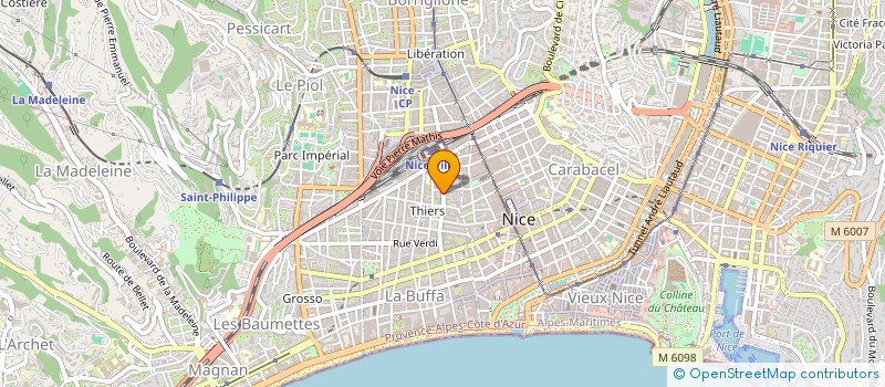 localisation de l'entreprise MADAME DOMINIQUE GRAZIANI à NICE
