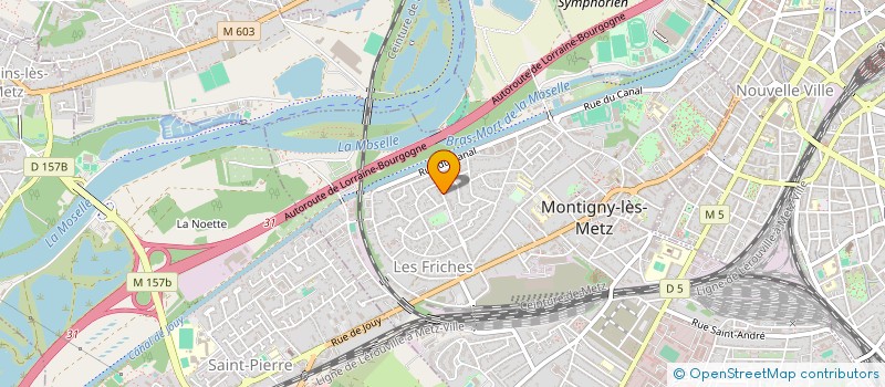 localisation de l'entreprise MADAME DOMINIQUE GRIMONT  MONTIGNY-LES-METZ