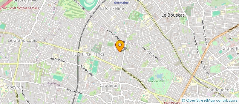 localisation de l'entreprise MADAME DOMINIQUE GRISEL à BORDEAUX