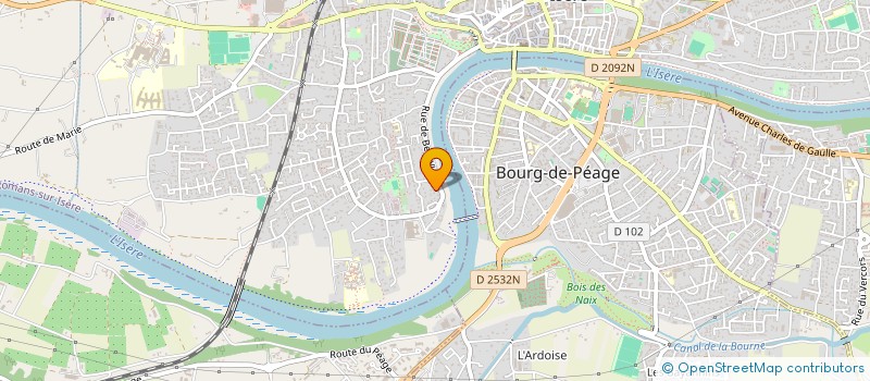 localisation de l'entreprise MADAME DOMINIQUE GROEN  ROMANS-SUR-ISERE