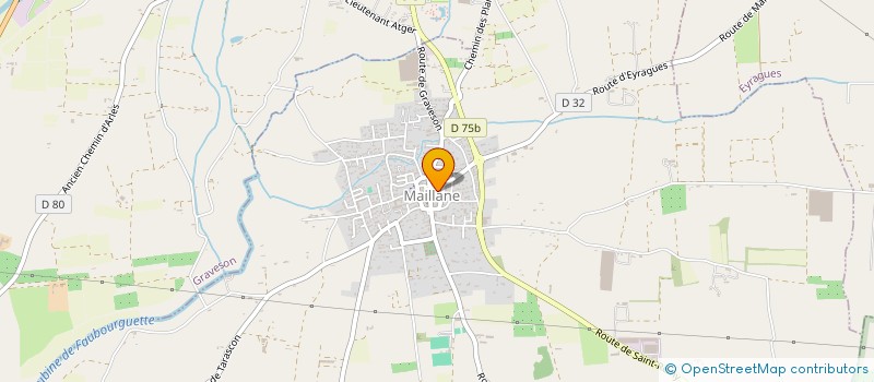 localisation de l'entreprise MADAME DOMINIQUE GROS  MAILLANE