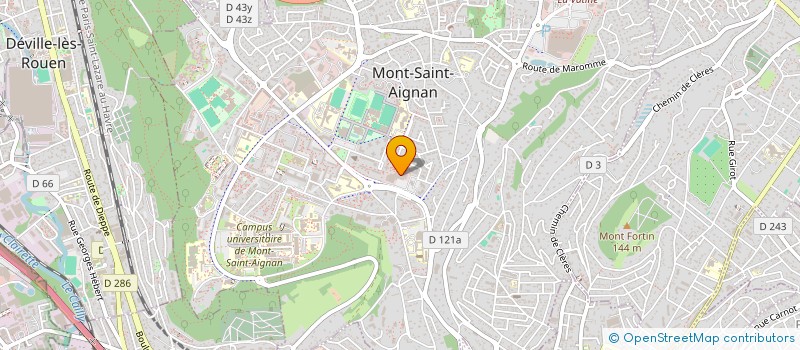 localisation de l'entreprise MADAME DOMINIQUE GUEDON à MONT-SAINT-AIGNAN