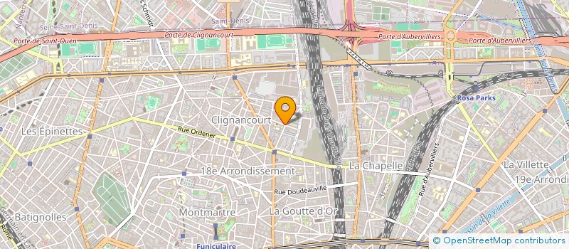 localisation de l'entreprise MADAME DOMINIQUE GUILLEVIN  PARIS