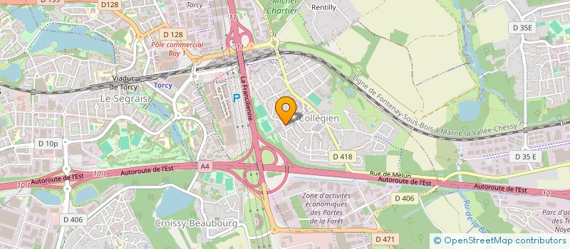 localisation de l'entreprise MADAME DOMINIQUE GUILLOINEAU  COLLEGIEN