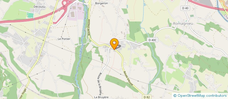 localisation de l'entreprise MADAME DOMINIQUE GUILLOT VIGNOT  ROMAGNIEU