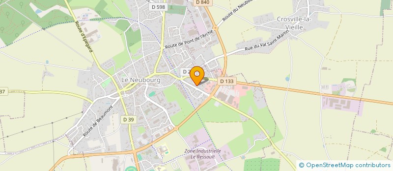 localisation de l'entreprise MADAME DOMINIQUE GUILLOTIN à LE NEUBOURG