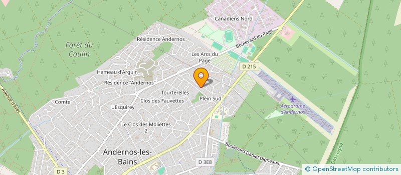 localisation de l'entreprise MADAME DOMINIQUE GUILLOUX à ANDERNOS-LES-BAINS