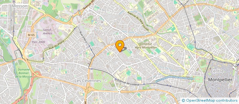 localisation de l'entreprise MADAME DOMINIQUE GUY à MONTPELLIER