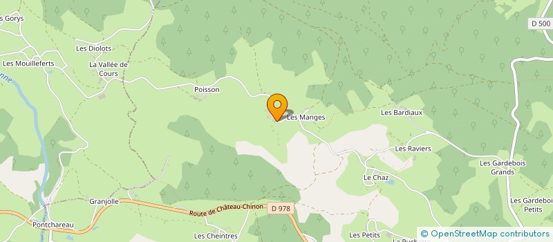 localisation de l'entreprise MADAME DOMINIQUE GUYOT à ARLEUF