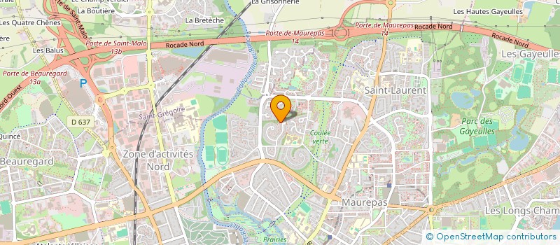 localisation de l'entreprise MADAME DOMINIQUE HALBOUT à RENNES