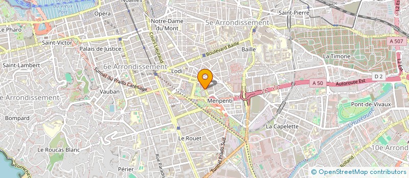localisation de l'entreprise MADAME DOMINIQUE HALGAND à MARSEILLE