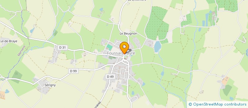 localisation de l'entreprise MADAME DOMINIQUE HAMELIN  FOUSSAIS-PAYRE