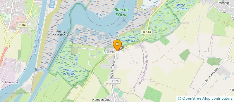 localisation de l'entreprise MADAME DOMINIQUE HASSE à SALLENELLES