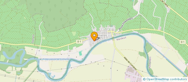 localisation de l'entreprise MADAME DOMINIQUE HATAT  CUMIERES