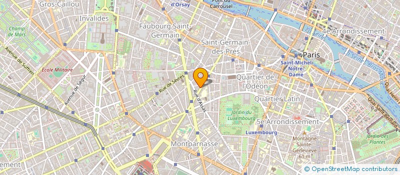 localisation de l'entreprise MADAME DOMINIQUE HEGUY  PARIS