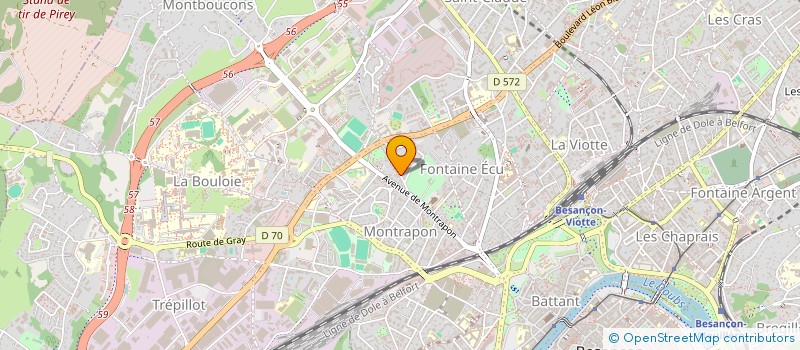 localisation de l'entreprise MADAME DOMINIQUE HENRION à BESANCON