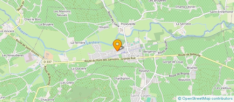 localisation de l'entreprise MADAME DOMINIQUE HERPIN  CERCIE