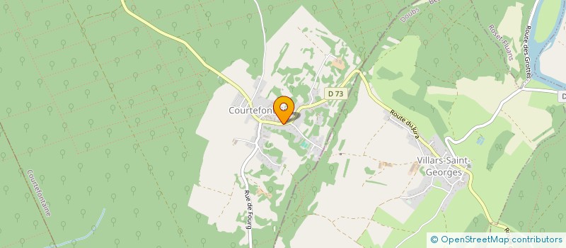 localisation de l'entreprise MADAME DOMINIQUE HERVET  COURTEFONTAINE