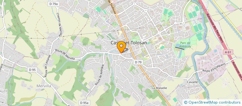 localisation de l'entreprise MADAME DOMINIQUE HERVOUET à CASTANET-TOLOSAN