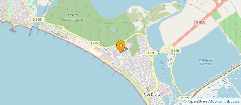 localisation de l'entreprise MADAME DOMINIQUE HIRSCH  LE GRAU-DU-ROI