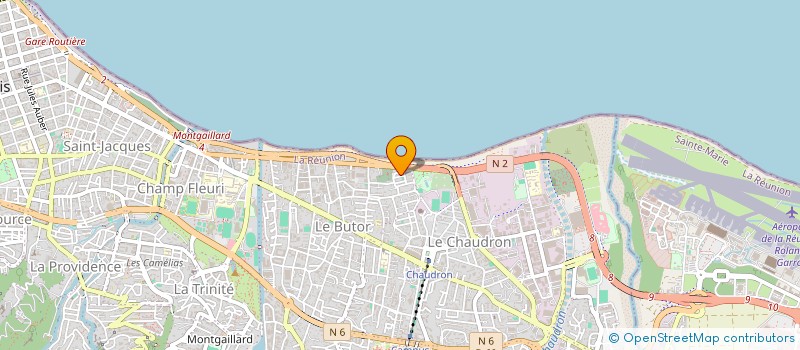 localisation de l'entreprise MADAME DOMINIQUE HOAREAU  SAINT-DENIS