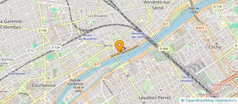 localisation de l'entreprise MADAME DOMINIQUE HOEL à COURBEVOIE