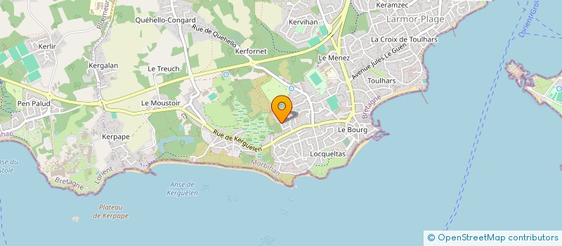 localisation de l'entreprise MADAME DOMINIQUE HOLLEBECQUE à LARMOR-PLAGE