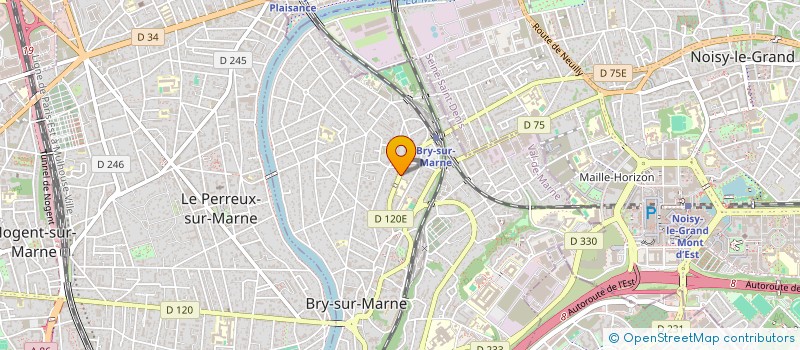 localisation de l'entreprise MADAME DOMINIQUE HONNATTE à BRY SUR MARNE