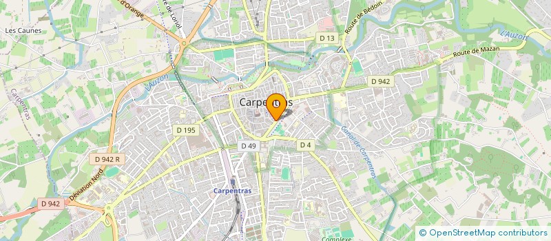 localisation de l'entreprise MADAME DOMINIQUE HUGON à CARPENTRAS