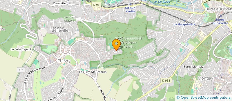 localisation de l'entreprise MADAME DOMINIQUE HUGUES  GIF SUR YVETTE