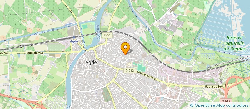 localisation de l'entreprise MADAME DOMINIQUE IACOPINO  AGDE