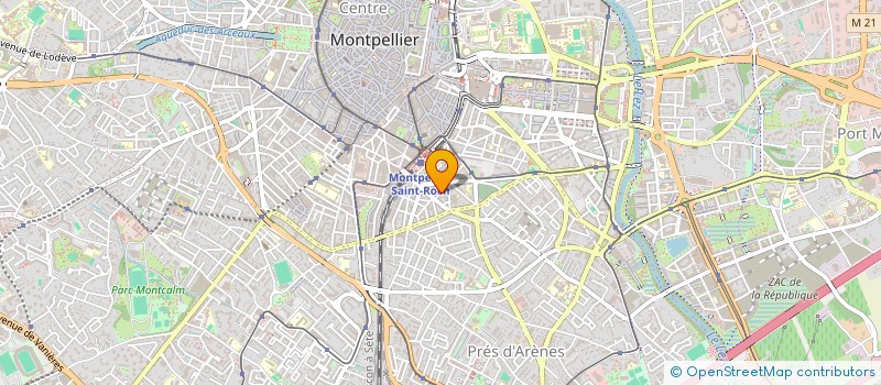 localisation de l'entreprise MADAME DOMINIQUE IANNICELLI  MONTPELLIER