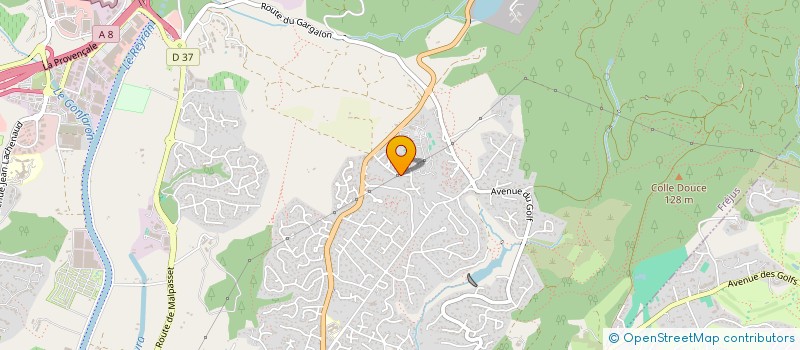 localisation de l'entreprise MADAME DOMINIQUE JACOB à FREJUS